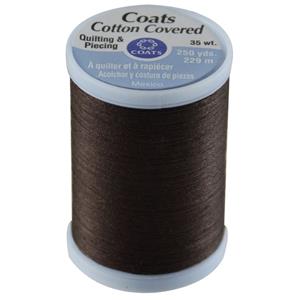 Cotton Covered Polyester: 250 yds Chona Brown