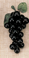 Small Grapes Black, 24pcs