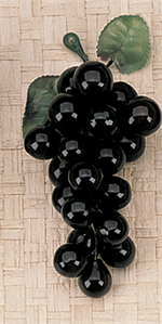 Small Grapes Black, 24pcs