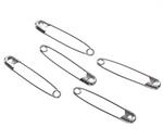 #3 Safety Pins - Silver - 2 inches - 50 pieces - Big Value